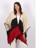 Triple Tone Cape W/Waistband